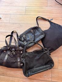 Set 4 borse Versace Givenchy Ferragamo
