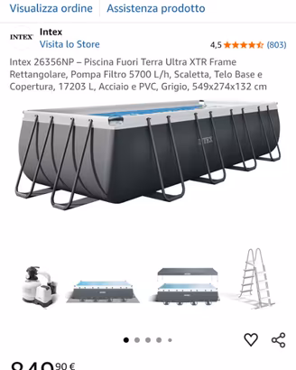 Piscina fuori terra 