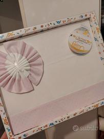 Lenzuolino misura culla/carrozzina ricamabile 