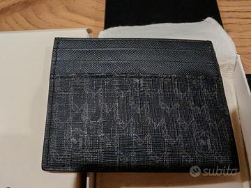 Montblanc porta carte di credito in pelle