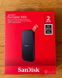 SanDisk Portable SSD 2TB -Esterno Compatto – NUOVO