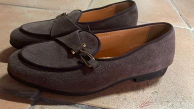 scarpe uomo camoscio marrone
