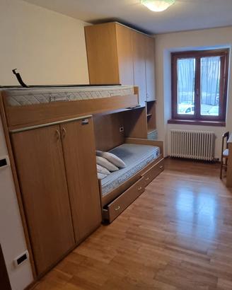 Cameretta Bambini con 2 letti, struttura completa