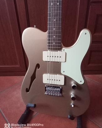 Squier by Fender Telecaster Thinline Gold