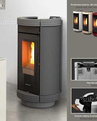 Stufa a pellet Thermorossi Dorica 12,3kW 5 stelle