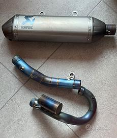 SCARICO AKRAPOVIC 350 KTM DAL 2013 AL 2018