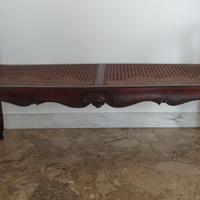 Panchette anni '20 in noce e paglia di Vienna