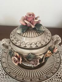 Zuppiera capodimonte vintage