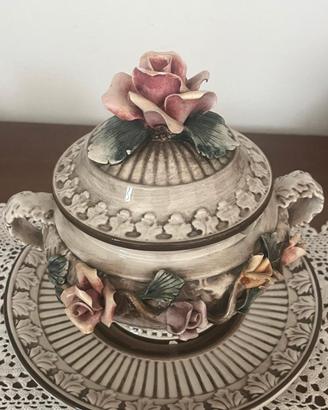 Zuppiera capodimonte vintage