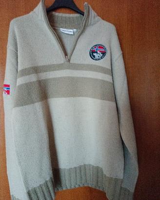 maglione con zip