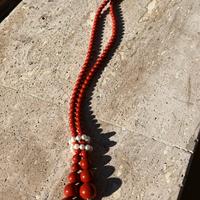 Collana Miluna corallo rosso e perle