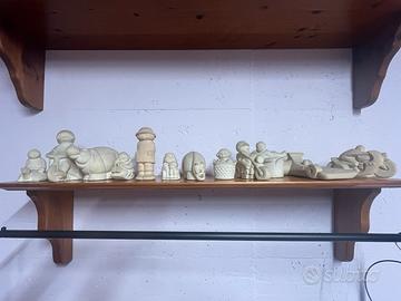 12 Statuette originali Marbell ‘Stone Art’