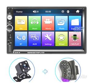 RADIO 2DIN 7" TOUCHSCREEN BLUETOOTH USB SD RETROM