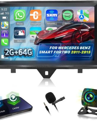 Stereo Android per Smart Fortwo 2011-2015