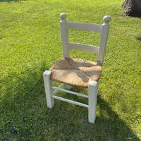 Set 4 sedie in legno