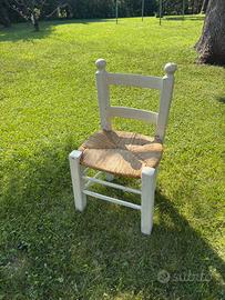 Set 4 sedie in legno