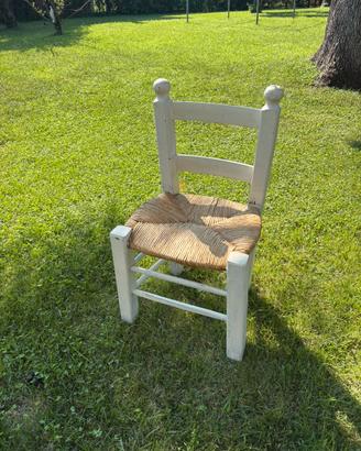 Set 4 sedie in legno