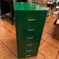 Cassettiera ufficio verde Helmer Ikea