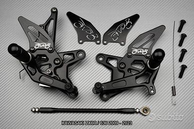 Pedane arretrate KAWASAKI ZX6R 600 636 2009 - 2023