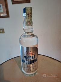 Bottiglia vintage Vodka Wyborowa Pure Grain '70/80