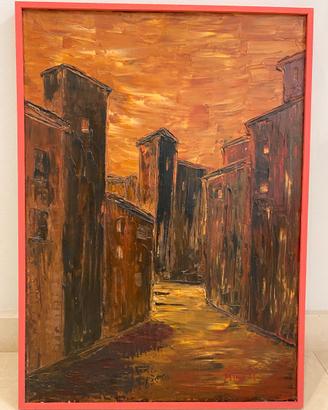 Quadro Città, firma Attardi