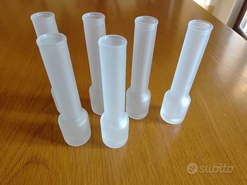 Set di bicchierini da liquore in vetro satinato 