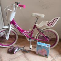 bicicletta 16" per bambina