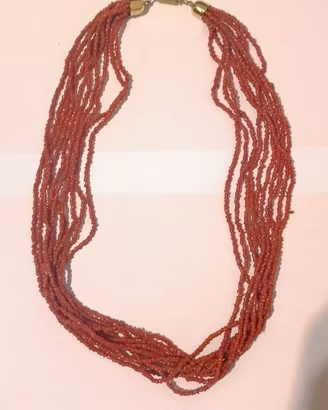 Collana in corallo del mediterraneo