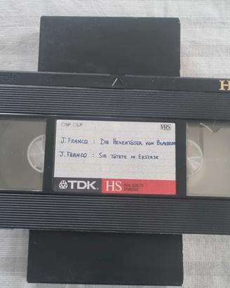 Jesus Franco Sie totete in Ekstase  2 film in VHS