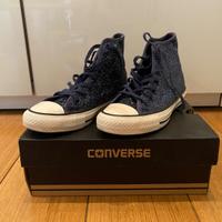 Converse All star blu glitterate taglia 36
