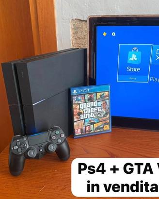 Playstation 4 + joypad + GTA5