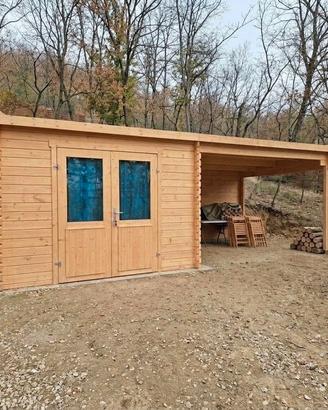 CASETTA DI LEGNO ROLANDO 595x300 spess,28mm