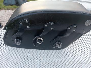 Borse pelle Moto Guzzi California III + paracolpi