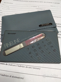 Calcolatrice Sharp a energia solare vintage