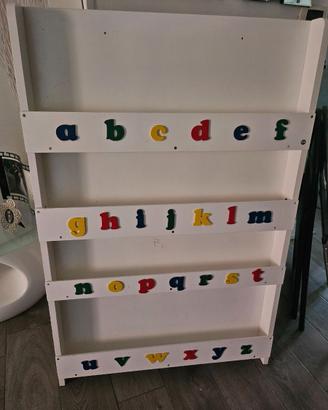 Libreria bambini legno