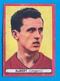 FLORIAN ALBERT 281 Ungarn FUSSBALL 1964 Figurina