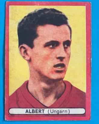 FLORIAN ALBERT 281 Ungarn FUSSBALL 1964 Figurina