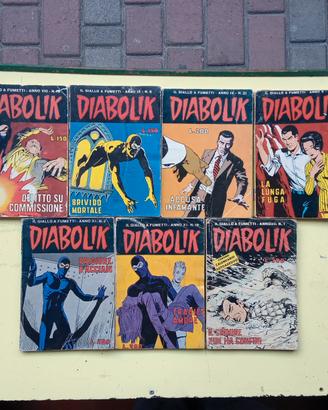 14 fumetti DIABOLIK annate VIII-XIII a 10 euro
