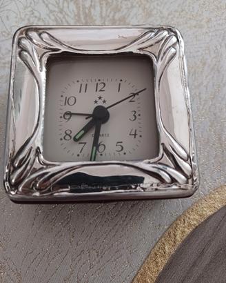 orologio da tavolo argento 