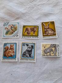 francobolli serie animali 
