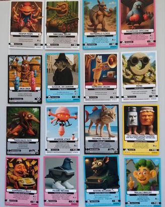 Lotto 44 cards Skifidol Italian Brainrot