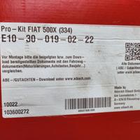 fiat 500 x  assetto eibach - 3 cm