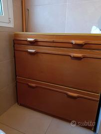 Scarpiera in legno