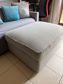 Pouf poggiapiedi contenitore