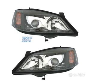 FARI XENON PER OPEL ASTRA G 97-04 FONDO NERO