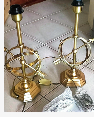 Coppia lampade vintage Leone Aliotti Laudarte