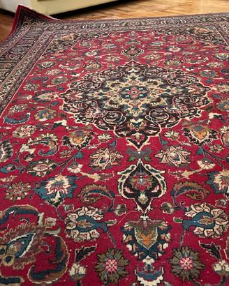 Tappeto Mashad 3x2 Rosso Bordeaux