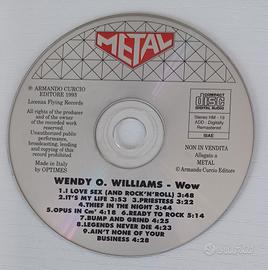 CD Wendy O. Williams - Wow 