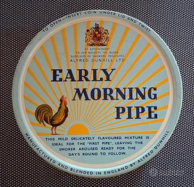 Rara Scatola Tabacco Dunhill "Early Morning Pipe" 