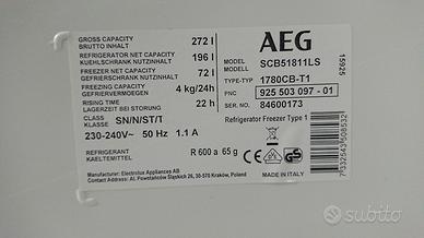 Frigo+Frezzer - combinato da incasso